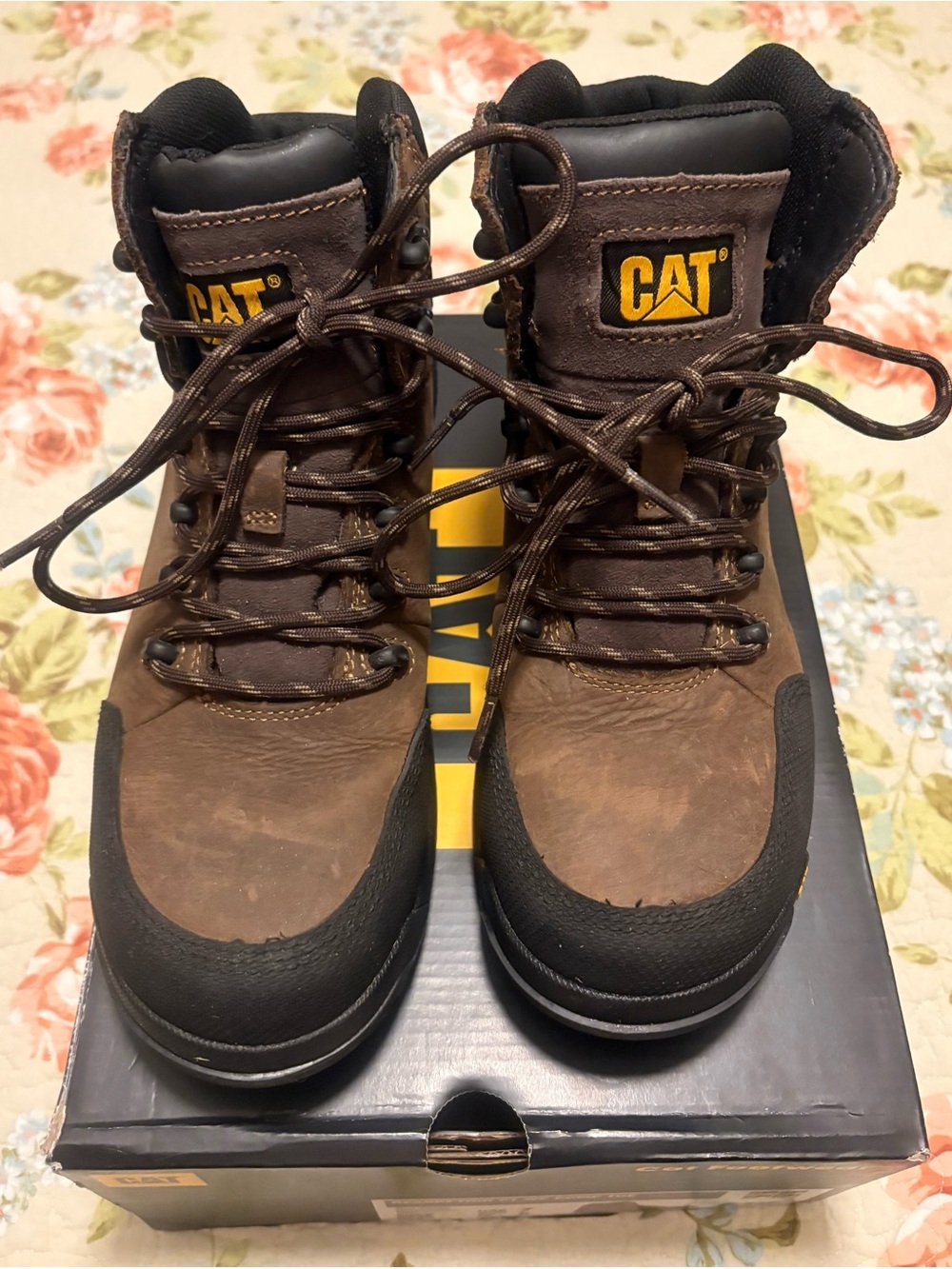 Caterpillar Men's Resorption Waterproof Composite Toe Work Boots Size 7M